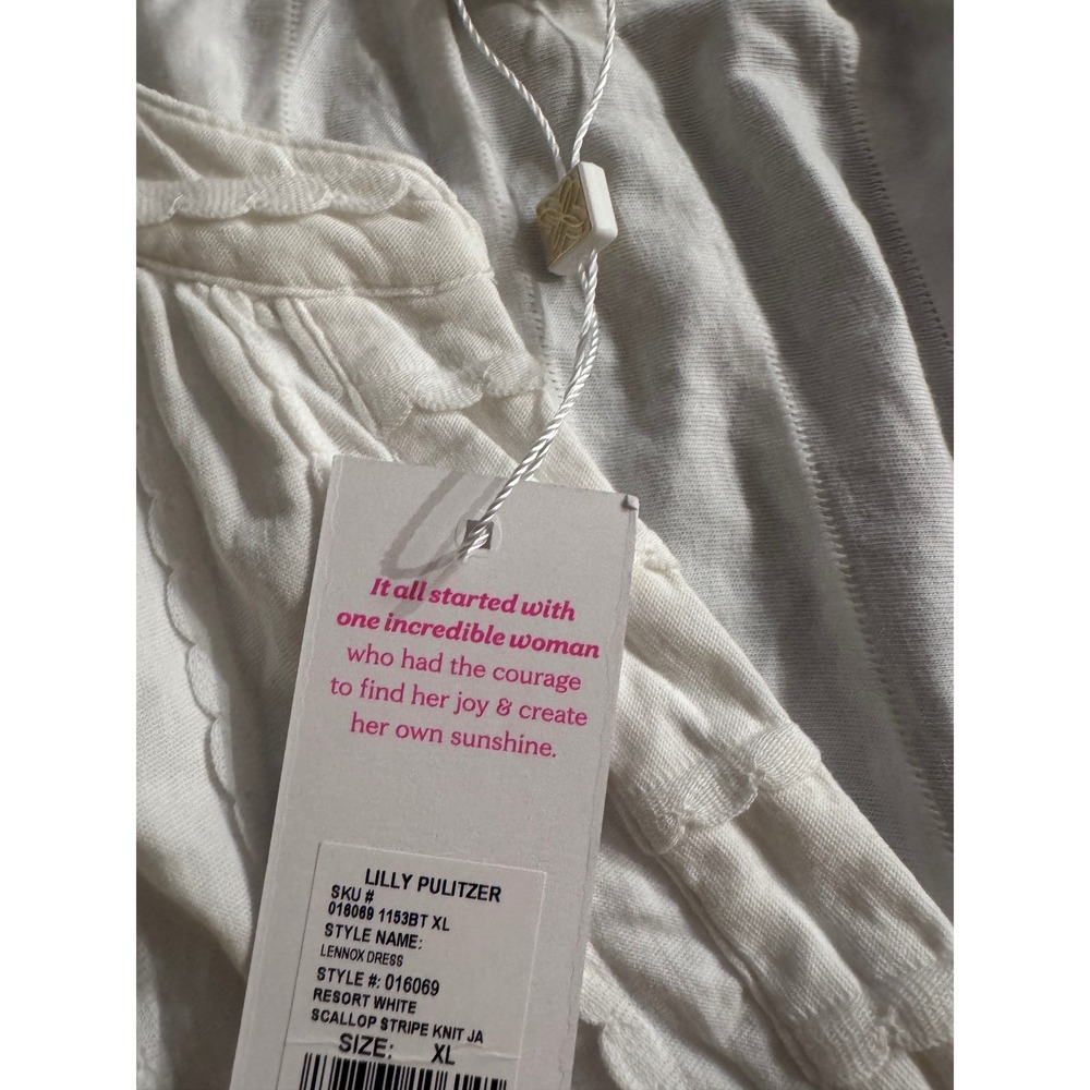 Lilly Pulitzer White Sleeveless Eyelet Sundress - Picture 11 of 11